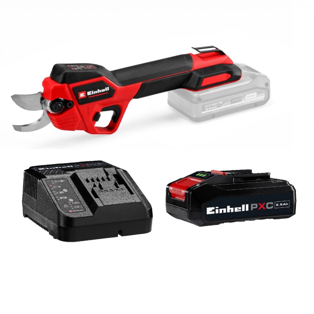 Комплект! Секатор аккумуляторный GP-LS 18/28 Li BL Kit 2.5 Ah (3408320K)